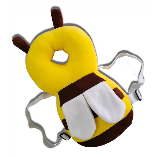 Yellow Bee-Shaped Baby Head Protector Cushion for 6–24 Months